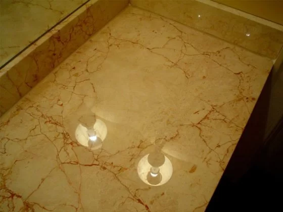 Damaged Marble Repaired To Like