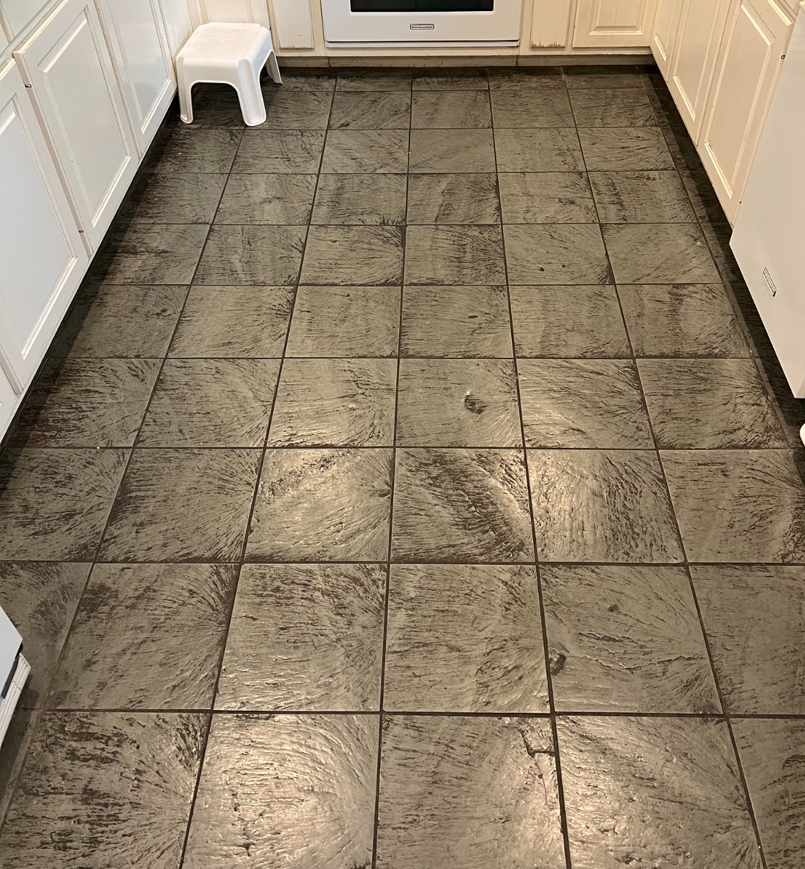Slate floor restoration