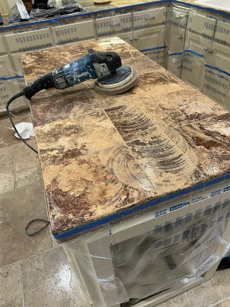 Lakeway Travertine polishing Specialist - Austin Texas - Santa Fe Floor Care