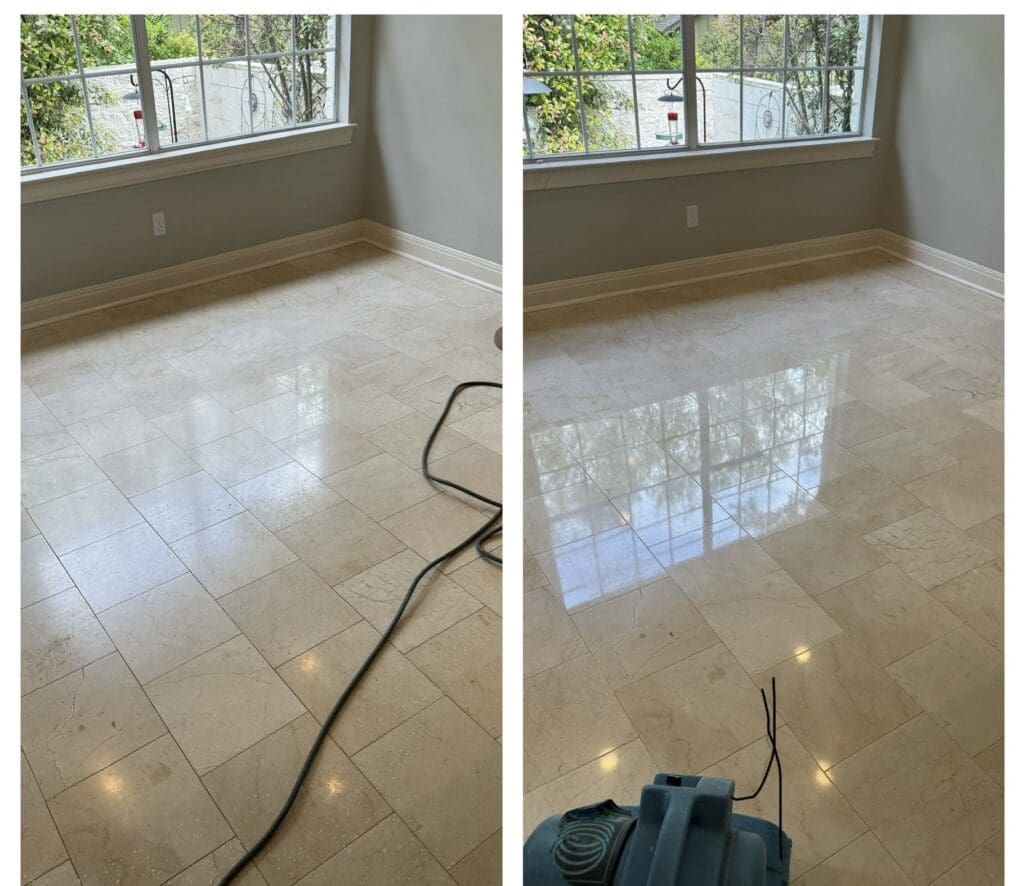 Marble Restoration Service in Austin Texas - Santa Fe Floor Care