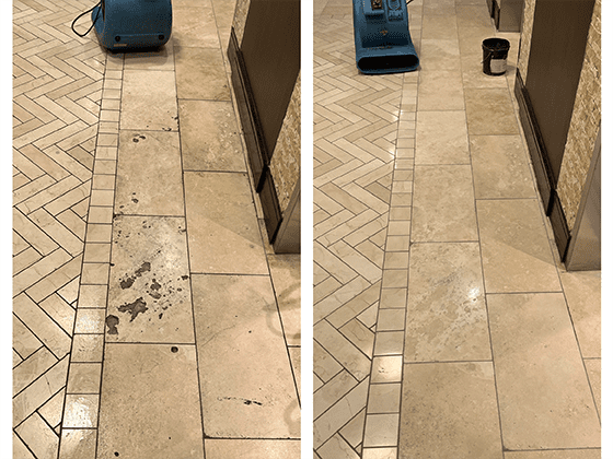 Commercial Stone Floor Restoration in Austin, TX - Santa Fe Floor Care